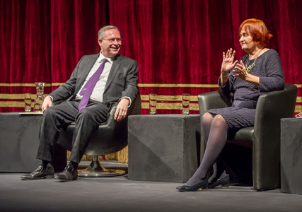 Gesprächsrunde mit Karl Mahrer und Irmtraut Karlsson